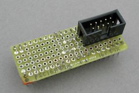 40pin PIC用ICSPアダプタ上面
