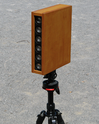 Line array speaker for howling canceller experiment